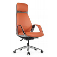 Кресло Наполи YZPN-YR020 Оранжевый/Серый