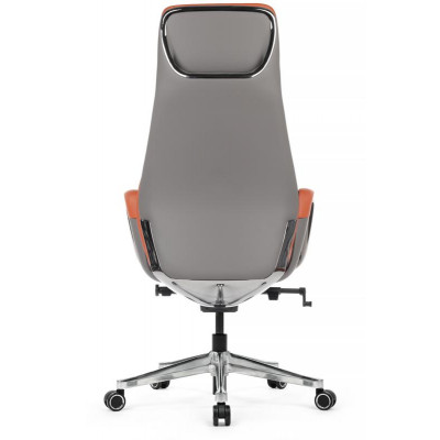 Кресло Наполи YZPN-YR020 Оранжевый/Серый