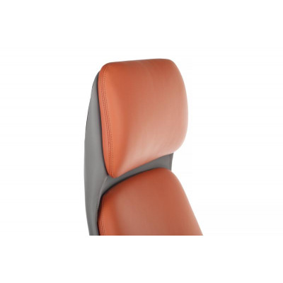 Кресло Наполи YZPN-YR020 Оранжевый/Серый