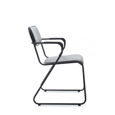 Кресло Nix Plus RCH OMKL-03B Черный/Металл Черный