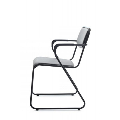 Кресло Nix Plus RCH OMKL-03B Черный/Металл Черный