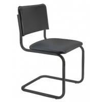 Стул Сильвия 01S Черный/Металл Черный