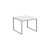 Next Столик малый NLT.SM Снежная Патина/Металл Серый 600*600*430