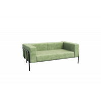 Flex Диван двухместный FLX-2 Teddy 917/Металл Черный 1750*915*690