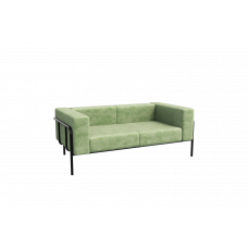 Flex Диван двухместный FLX-2 Teddy 917/Металл Черный 1750*915*690