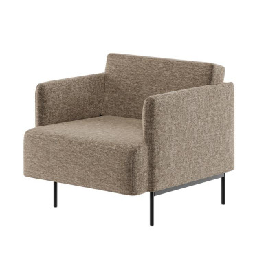 Stenly Диван одноместный STN-1 Сан 03/Металл Черный 800*840*760