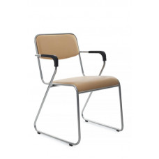 Кресло Nix Plus RCH OMKL-04 Бежевый/Металл окрашенный Хром