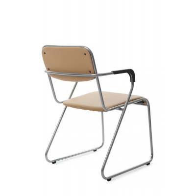 Кресло Nix Plus RCH OMKL-04 Бежевый/Металл окрашенный Хром