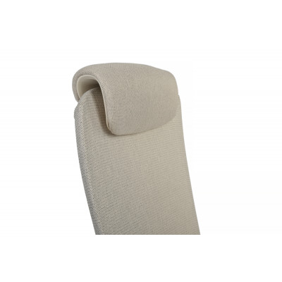 Кресло Gemini EGE-002AW Белый пластик/Светло-бежевый