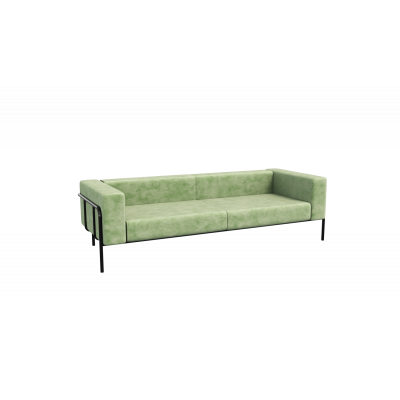 Flex Диван трехместный FLX-3 Teddy 917/Металл Черный 2100*915*690