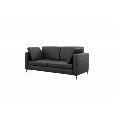 Brasco Диван двухместный BRS-2 Nappa 999/Металл Черный 1800*800*840