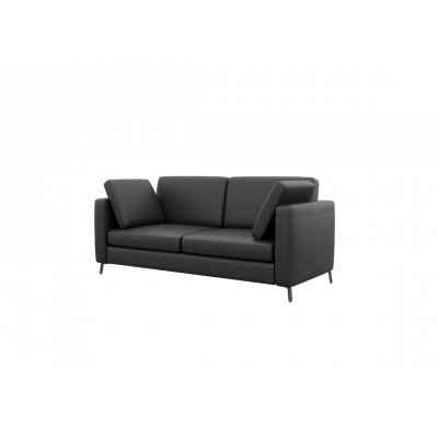 Brasco Диван двухместный BRS-2 Nappa 999/Металл Черный 1800*800*840