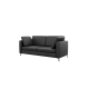 Brasco Диван двухместный BRS-2 Nappa 999/Металл Черный 1800*800*840
