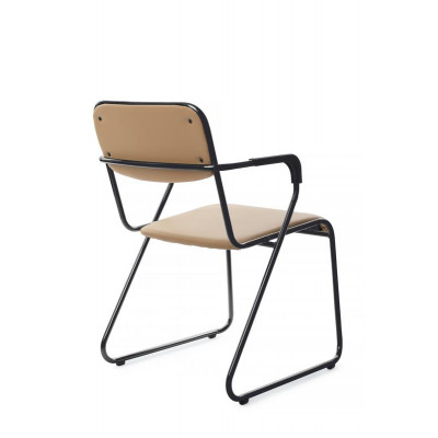 Кресло Nix Plus RCH OMKL-04B Бежевый/Металл Черный