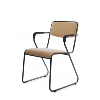 Кресло Nix Plus RCH OMKL-04B Бежевый/Металл Черный