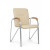Стул Самба с деревянными подлокотниками SMB-02 Бежевый
