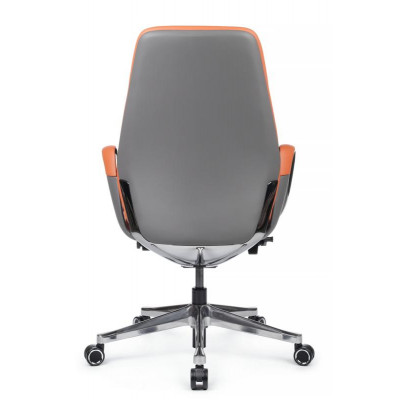 Кресло Napoli-M YZPN-YR021 Оранжевый/Серый