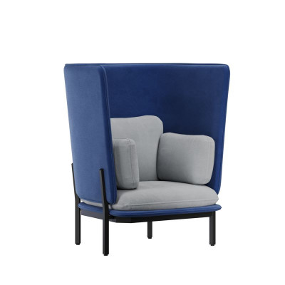 Stato Диван одноместный с высокой спинкой STA-01 Like 785/Like 992/Металл Черный 1070*900*1200