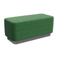 Vermont Пуфик PV-4 Velvet Lux 77/Серебро 1000*450*425