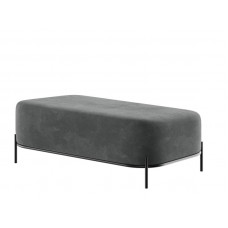 Jive Диван двухместный без спинки JVE-4 Velutto 75/Металл Черный 1250*720*480