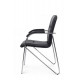Стул Самба с мягкими подлокотниками SMB-01H Хром гальв. Черный