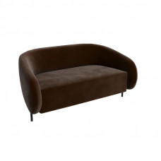 Belt Диван двухместный BLT-2 Velvet Lux 08/Металл Черный 1560*850*730