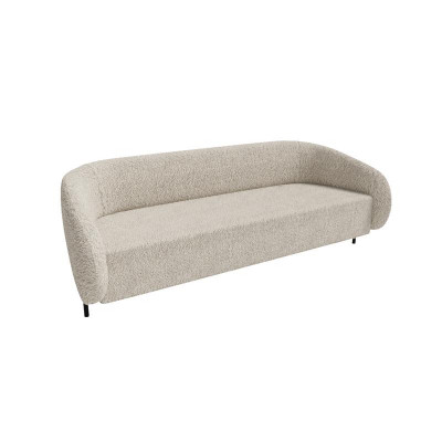 Belt Диван трёхместный BLT-3 Merino 002/Металл Черный 2210*850*730