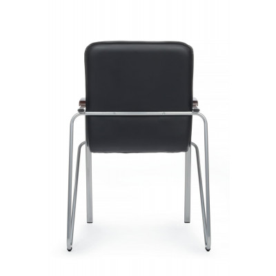 Стул Самба с деревянными подлокотниками SMB-02 Черный