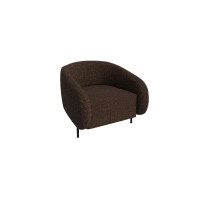 Belt Диван одноместный BLT-1 Merino 015/Металл Черный 910*850*730