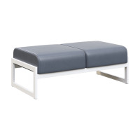 Module Банкетка двухместная MD.B2 Oregon 17/Металл Белый 1255*700*460