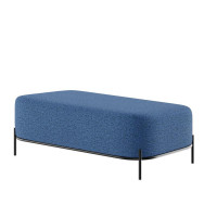 Jive Диван двухместный без спинки JVE-4 Ness 009/Металл Черный 1250*720*480