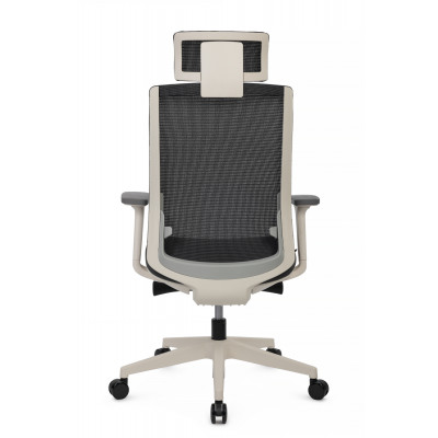 Кресло Forum CH-312A-BS Белый пластик/Серый