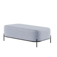 Jive Диван двухместный без спинки JVE-4 Clarins 972/Металл Черный 1250*720*480