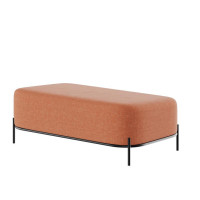 Jive Диван двухместный без спинки JVE-4 Romeo 08/Металл Черный 1250*720*480