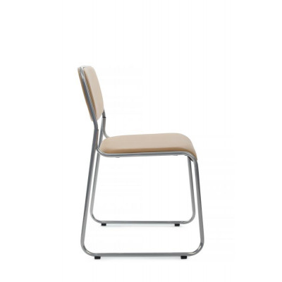 Кресло Nix RCH OMKL-02 Бежевый/Металл окрашенный Хром