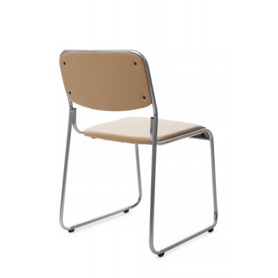 Кресло Nix RCH OMKL-02 Бежевый/Металл окрашенный Хром