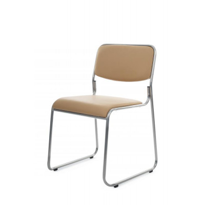 Кресло Nix RCH OMKL-02 Бежевый/Металл окрашенный Хром