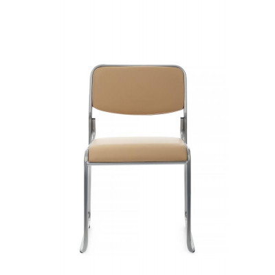 Кресло Nix RCH OMKL-02 Бежевый/Металл окрашенный Хром