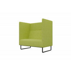 Bronks Диван одноместный BROS-1 Romeo 07/Металл Черный 1050*760*1180