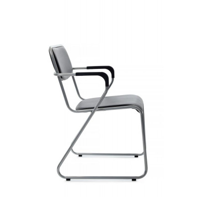 Кресло Nix Plus RCH OMKL-03 Черный/Металл окрашенный Хром