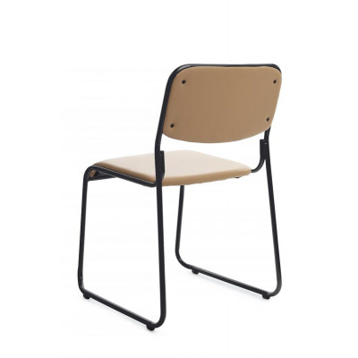 Кресло Nix RCH OMKL-02B Бежевый/Металл Черный