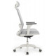Кресло Work W-218C WHITE Светло-серый