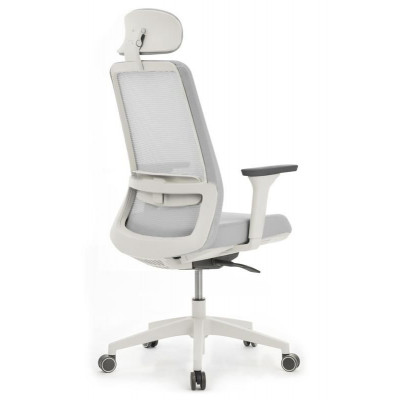 Кресло Work W-218C WHITE Светло-серый