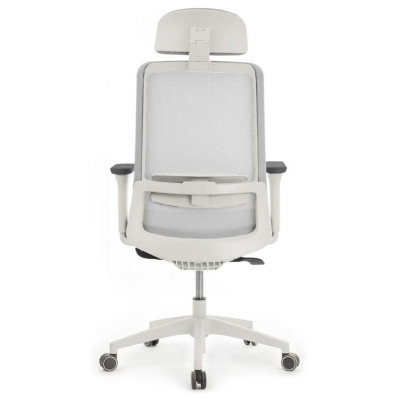 Кресло Work W-218C WHITE Светло-серый