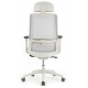 Кресло Work W-218C WHITE Светло-серый