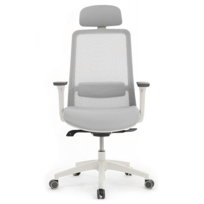 Кресло Work W-218C WHITE Светло-серый