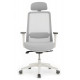 Кресло Work W-218C WHITE Светло-серый