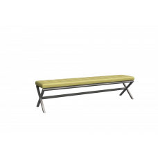 Next Банкетка трехместная NLT.L-3 Korfu 14/Металл Серый 1950*380*480