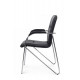 Стул Самба с пластиковыми подлокотниками SMB-03H Хром гальв. Черный