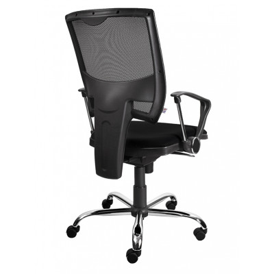 Кресло для персонала Spring sync GTPHCh1 W01/T01, сетка/сендвич, цвет черный